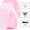 100 Yards Ribbon,1-1/2 Inch Pink Satin Ribbon,Single Face Satin Ribbons,Perfect for Gift Wrapping,Wedding Decoration,Handmade Bows, Wrapping Bouquet and More